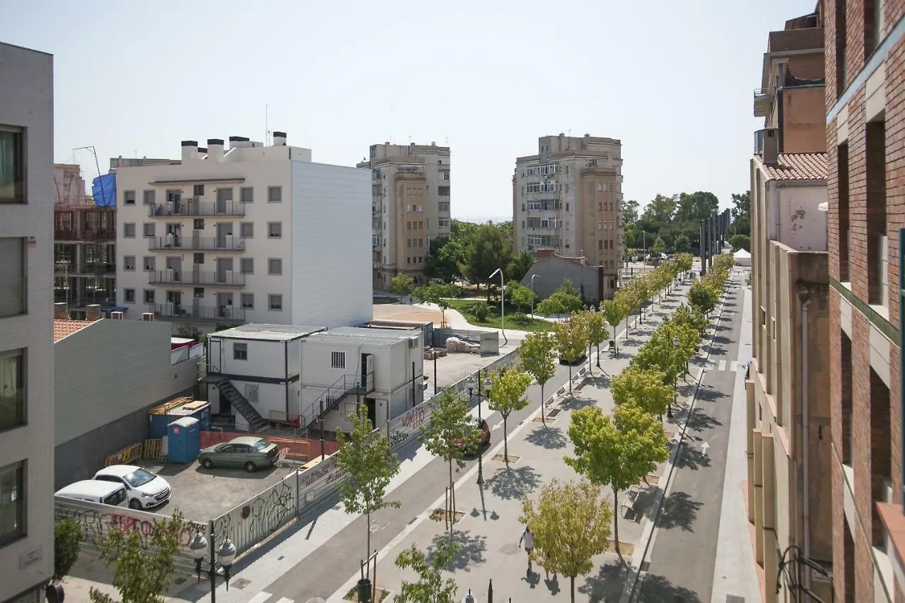 Tendency Rambla Del Poblenou Barcelona Spanien